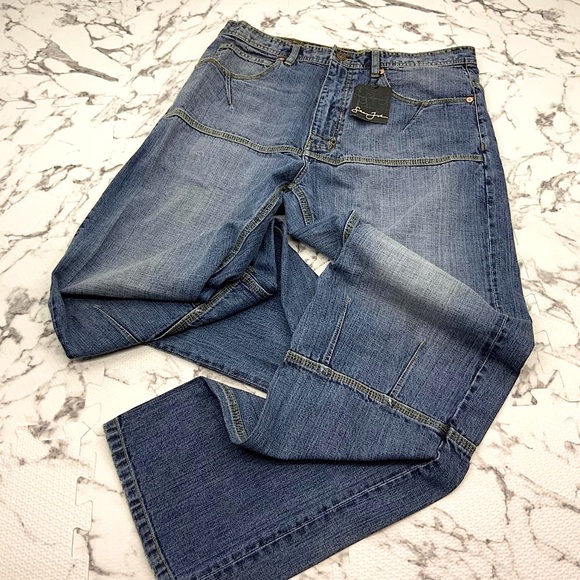 Men's Sean John Sandblast Mid Blue Denim Pants